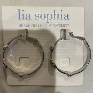 Lia Sophia Earrings *never worn*